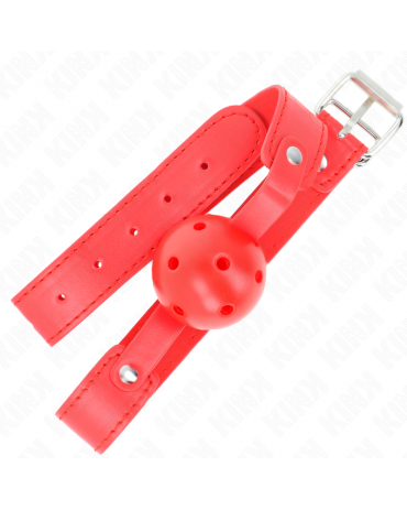 KINK - PALLA TRASPIRANTE ROSSA 4,5 CM BAVAGLIO 65 x 2,5 CM 2
