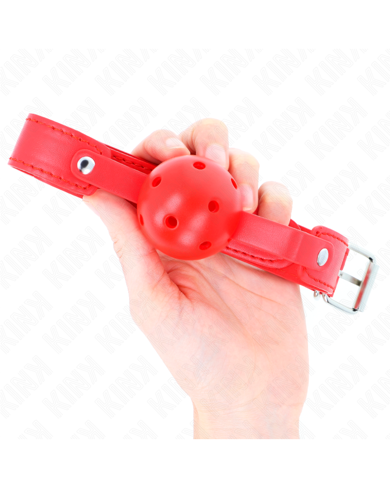 KINK - PALLA TRASPIRANTE ROSSA 4,5 CM BAVAGLIO 65 x 2,5 CM