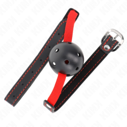 KINK - BAVAGLIO HOLLOW HARD BOCCA 4,5 CM CON CINTURA ELASTICA 56 x 1,5 CM 2