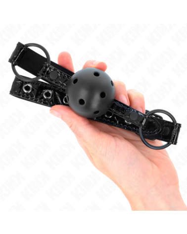 KINK - PALLA CON FANTASIA DIAMANTATA 4.5 CM MODELLO GAG 3 64.5 CM REGOLABILE 42-60 CM