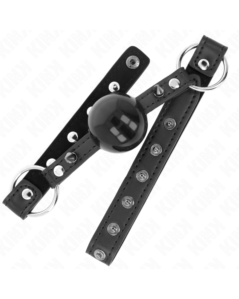 KINK - BALL GAG 4 CM CON RIVETTO PUNTA E CHIUSURA A SCATTO 65 x 2 CM