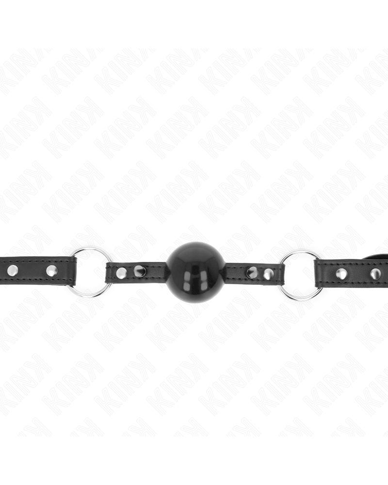 KINK - BALL GAG 4 CM CON RIVETTO PUNTA E CHIUSURA A SCATTO 65 x 2 CM