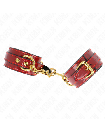 KINK - POLSINI JOANNA ANGEL ROSSO REGOLABILE CON CATENA ORO 16.5-26 CM X 4 CM 2