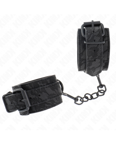 KINK - POLSI RICOPERTI DI PIZZO SCURO REGOLABILI NERO 19-26 CM 2