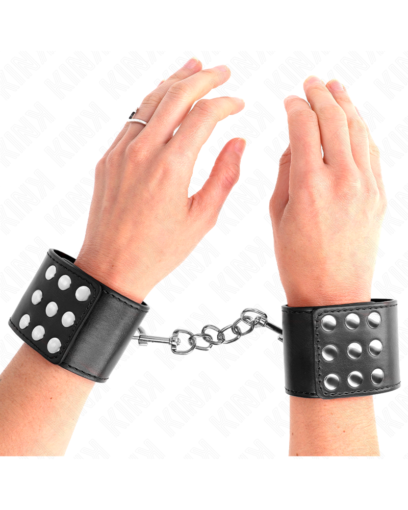 KINK - RESISTENZA DA POLSO CON CHIUSURA A SCATTO NERA REGOLABILE 19-24 CM X 5,5 CM