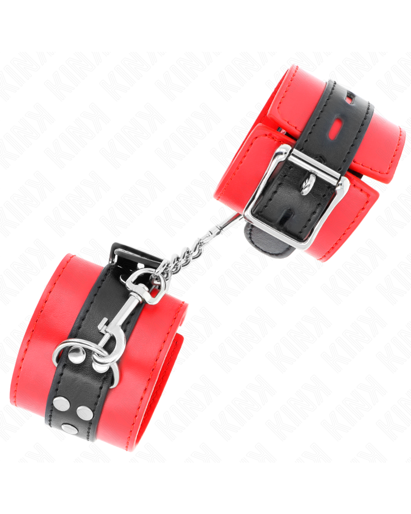 KINK - RESISTENZA DA POLSO ROSSO CON CINTURA NERA REGOLABILE 17-28 CM X 6 CM