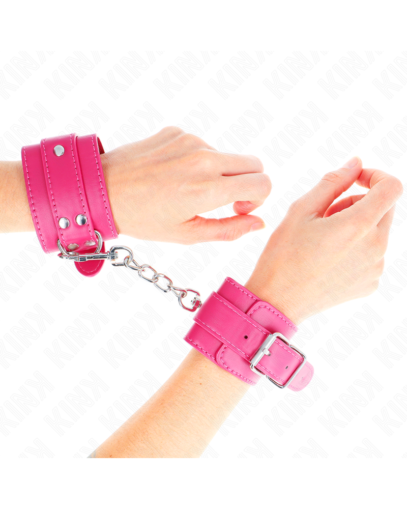 KINK - TENUTA DA POLSO ROSA LAMPONE CON FODERA ROSA LAMPONE REGOLABILE 20-28 CM X 5,5 CM
