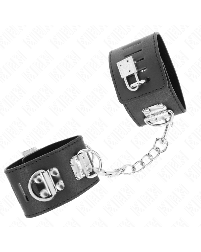 KINK - RESISTENZA DA POLSO MULTIPOSIZIONE CON CHIUSURA A LUCCHETTO NERA REGOLABILE 16-23 CM X 5,5 CM