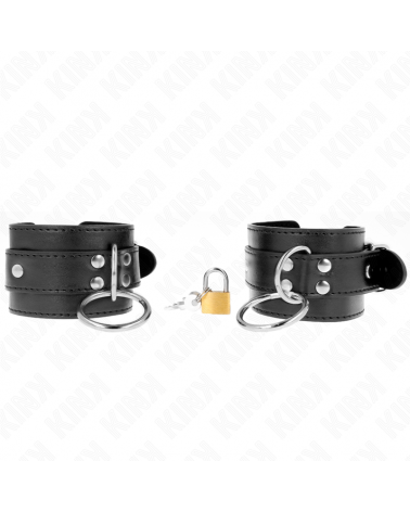 KINK - FERMAPOLSO CON BLOCCAGGIO O-RING NERO REGOLABILE 20-28 CM X 5,5 CM