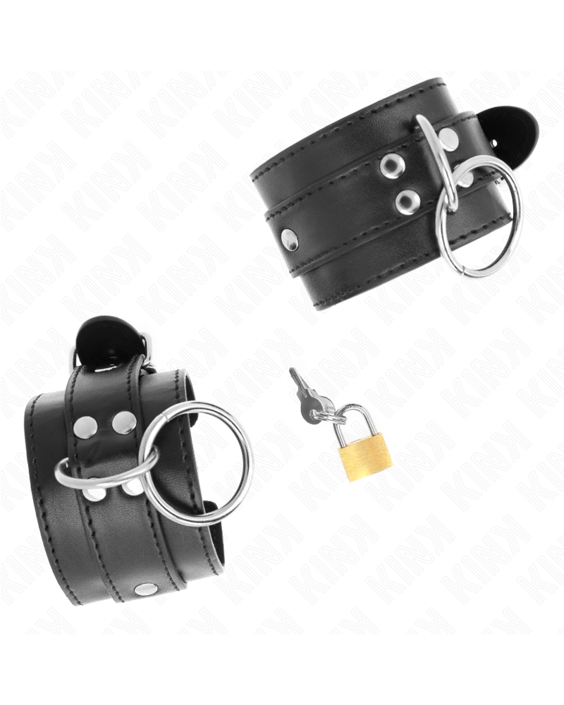 KINK - FERMAPOLSO CON BLOCCAGGIO O-RING NERO REGOLABILE 20-28 CM X 5,5 CM