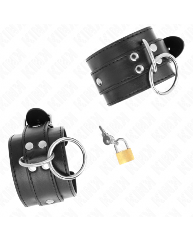 KINK - FERMAPOLSO CON BLOCCAGGIO O-RING NERO REGOLABILE 20-28 CM X 5,5 CM