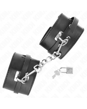 KINK - RESISTENZA DA POLSO DELUXE CON BLOCCAGGIO NERO REGOLABILE 14,5-21 CM X 6 CM 2