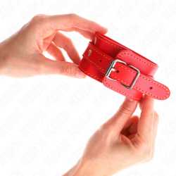 KINK - RESISTENZA DA POLSO SOTTILE ROSSO REGOLABILE 21-33 CM 2