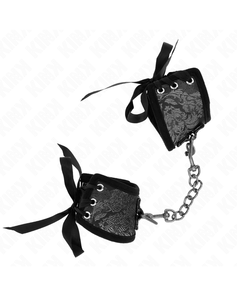 KINK - RESISTENZA DA POLSO SCANDALO DETTAGLI IN PIZZO NERO 24,5 CM X 6,5 CM