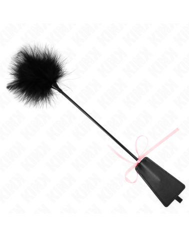 KINK - PIUME TICKLE CON FIOCCO NASTRO ROSA 49 CM