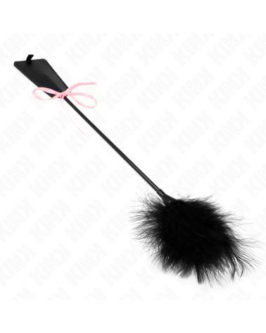 KINK - PIUME TICKLE CON FIOCCO NASTRO ROSA 49 CM