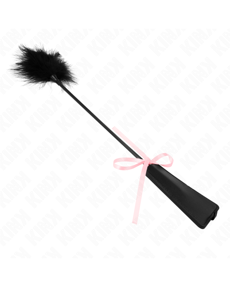 KINK - PIUME TICKLE CON FIOCCO NASTRO ROSA 49 CM