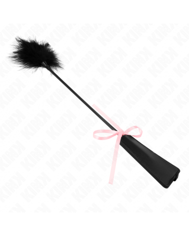 KINK - PIUME TICKLE CON FIOCCO NASTRO ROSA 49 CM