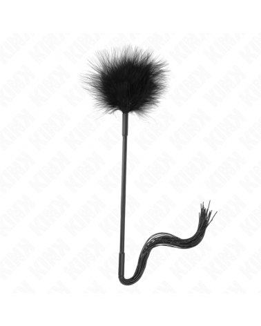 KINK - FRUSTA IN SILICONE CON PIUME PER SOLLETICO 47 CM