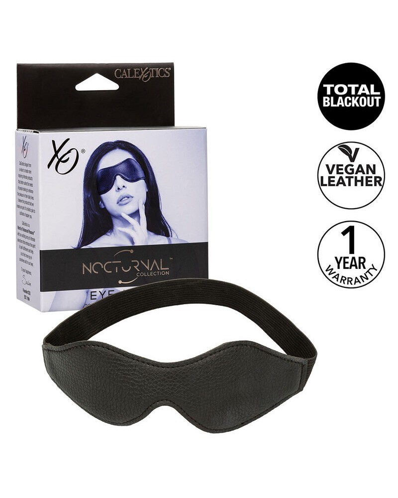 CALEXOTICS - NOCTURNAL MASCHERA IN PVC PELLE NERA