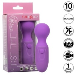 CALEXOTICS - FIRST TIME MASSAGGIATORE RICARICABILE 10 VIBRAZIONI VIOLA 2