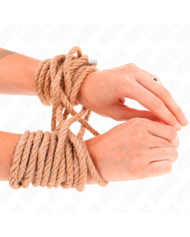 KINK - CORDA DI CANAPA CON TESTA IN METALLO 10 METRI