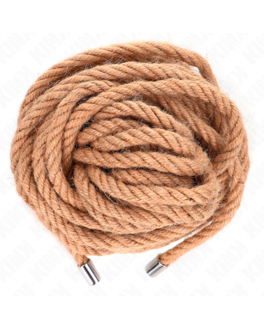 KINK - CORDA DI CANAPA CON TESTA IN METALLO 10 METRI