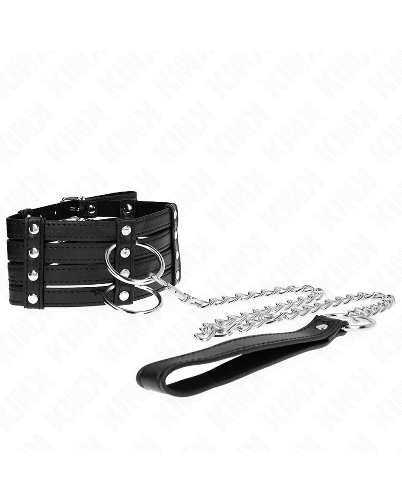 KINK - COLLANA CON CINTURA 65 CM STILE SUB REGOLABILE 35-51 CM X 7 CM