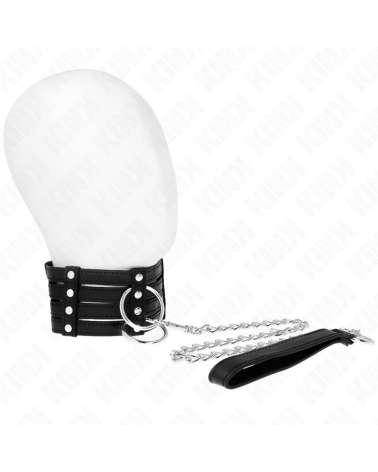 KINK - COLLANA CON CINTURA 65 CM STILE SUB REGOLABILE 35-51 CM X 7 CM