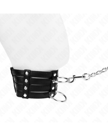 KINK - COLLANA CON CINTURA 65 CM STILE SUB REGOLABILE 35-51 CM X 7 CM