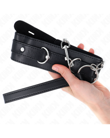 KINK - COLLARE CON CINTURA 65 CM CON CINTURINO NERO 54 X 4,5 CM