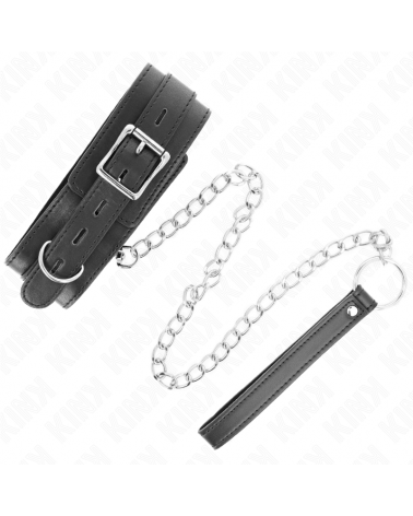 KINK - COLLARE CON CINTURA 65 CM CON CINTURINO NERO 54 X 4,5 CM