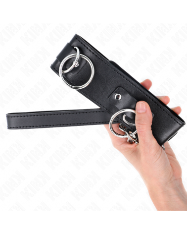 KINK - COLLANA CON GUINZAGLIO 65 CM 3 MODELLO ANELLI 2 REGOLABILE 36-43 CM X 5 CM