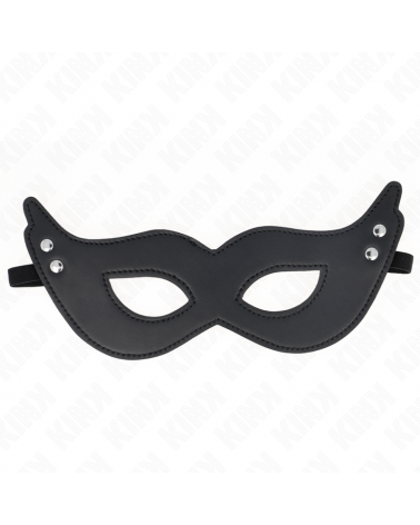KINK - MASCHERA IN SIMILPELLE CON RIVETTI MODELLO 1 26 x 8 CM