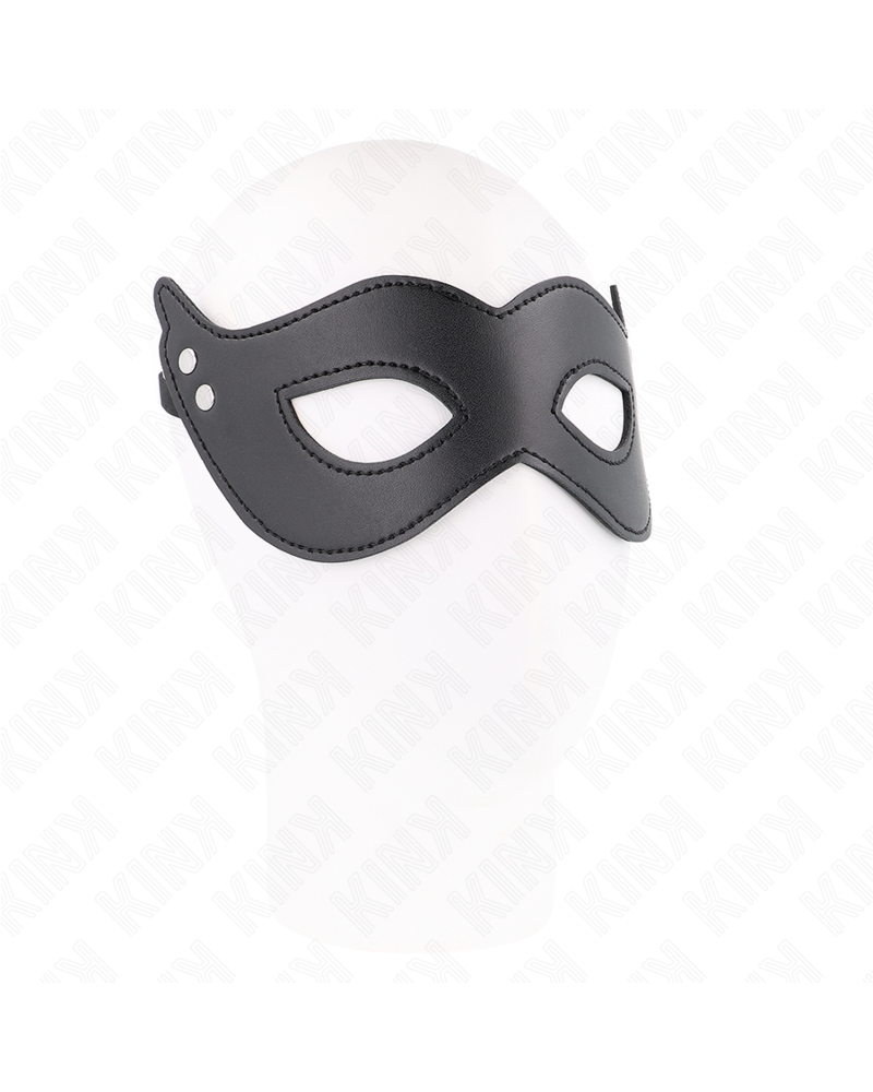 KINK - MASCHERA IN SIMILPELLE CON RIVETTI MODELLO 1 26 x 8 CM