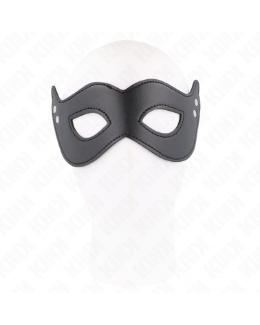 KINK - MASCHERA IN SIMILPELLE CON RIVETTI MODELLO 1 26 x 8 CM