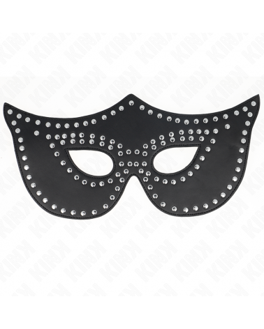 KINK - MASCHERA IN SIMILPELLE CON RIVETTI MODELLO 2 30 x 12 CM