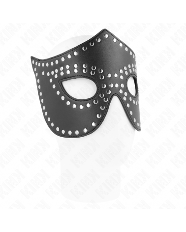 KINK - MASCHERA IN SIMILPELLE CON RIVETTI MODELLO 2 30 x 12 CM