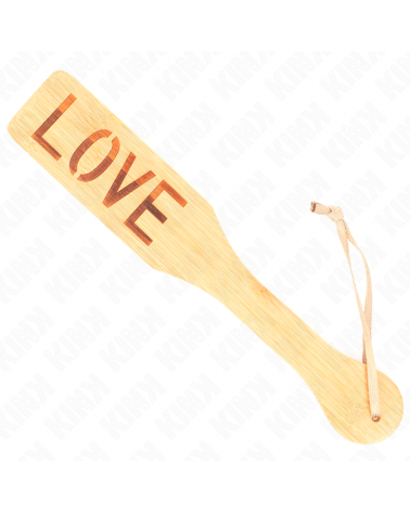 KINK - PALETTE IN BAMBÙ PAROLA AMORE 32 X 5,5 CM