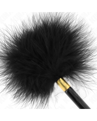 KINK - PIUME TICKLE IN METALLO ORO NERO 18 CM