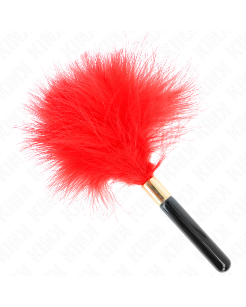 KINK - PIUME TICKLE IN METALLO ORO ROSSO 18 CM