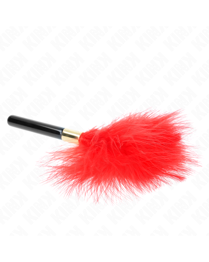 KINK - PIUME TICKLE IN METALLO ORO ROSSO 18 CM