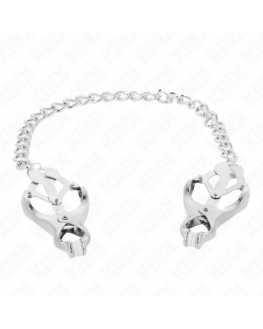 KINK - PINZE PER CAPEZZOLI TRIFOGLIO GIAPPONESE CON CATENA ARGENTO 30 CM 2
