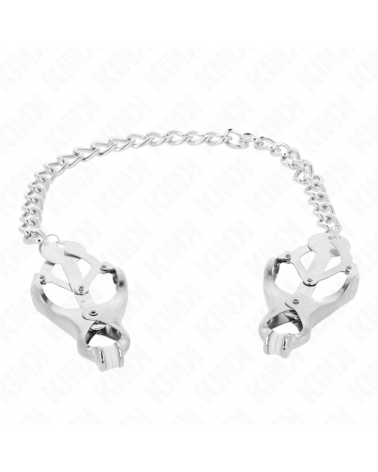 KINK - PINZE PER CAPEZZOLI TRIFOGLIO GIAPPONESE CON CATENA ARGENTO 30 CM