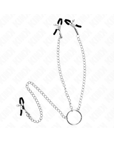 KINK - PINZE PER CAPEZZOLI TRIPLI E CLIT CON CATENA MODELLO 0