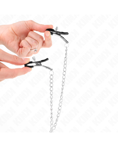 KINK - PINZE PER CAPEZZOLI TRIPLI E CLIT CON CATENA MODELLO 0