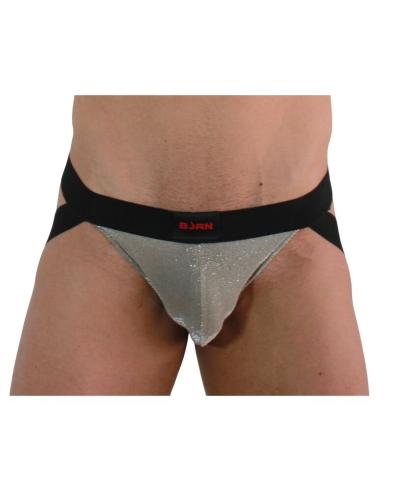 BURN - 001 JOCK BEIGE LUCIDO / NERO S