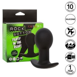 CALEXOTICS - ROCK BOTTOM ANAL PLUG 10 VIBRAZIONI SILICONE NERO 2