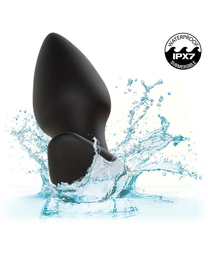 CALEXOTICS - ROCK BOTTOM PERFECT ANAL PLUG 10 VIBRAZIONI SILICONE NERO