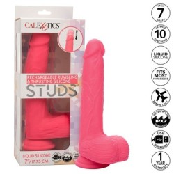 CALEXOTICS - STUDS VIBRATORE REALISTICO 10 VIBRAZIONI ROSA 2
